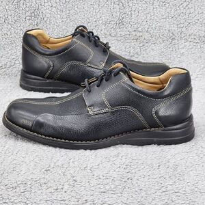Johnston Murphy Mens Oxfords 8 M Black Leather Casual Work Dress Shoes Comfort